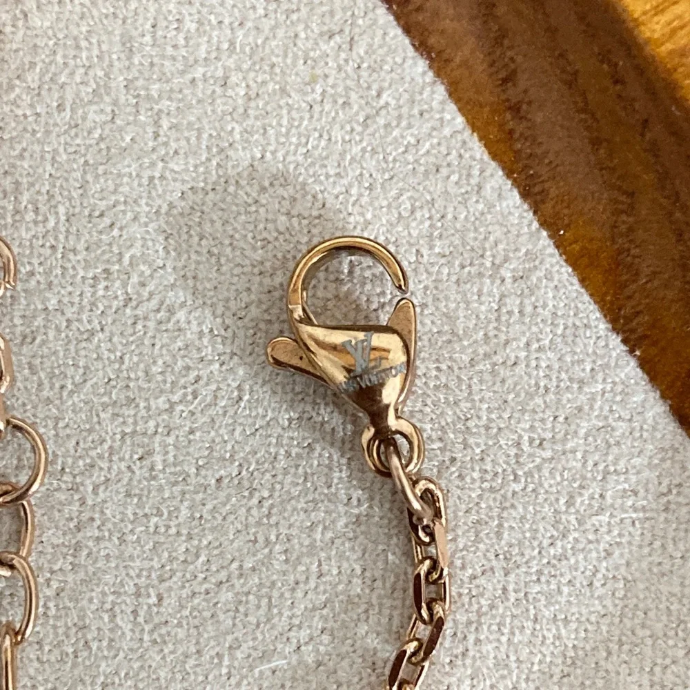 LV Elegant Rose Gold Charm Bracelet - Picture 2 of 4